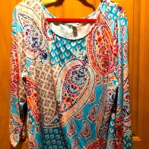 Croft&Barrow sulky blouse